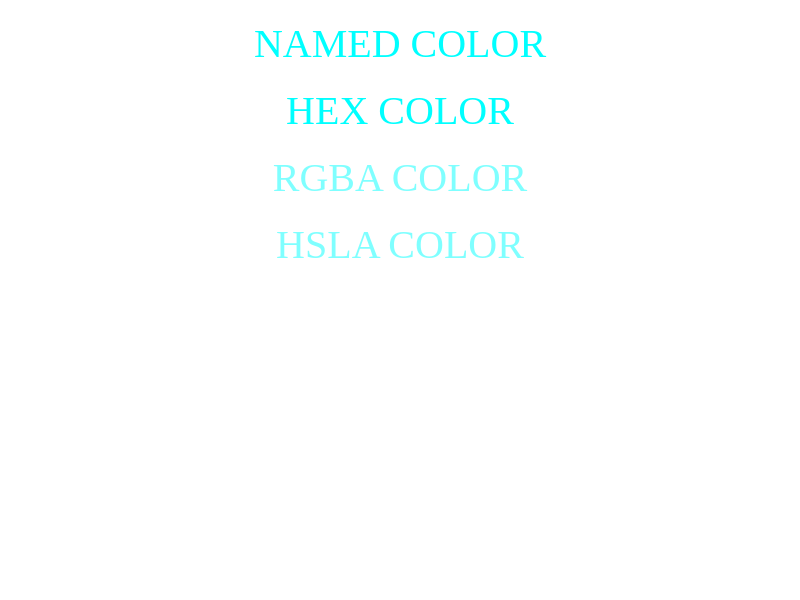Browser Preview of COLOR